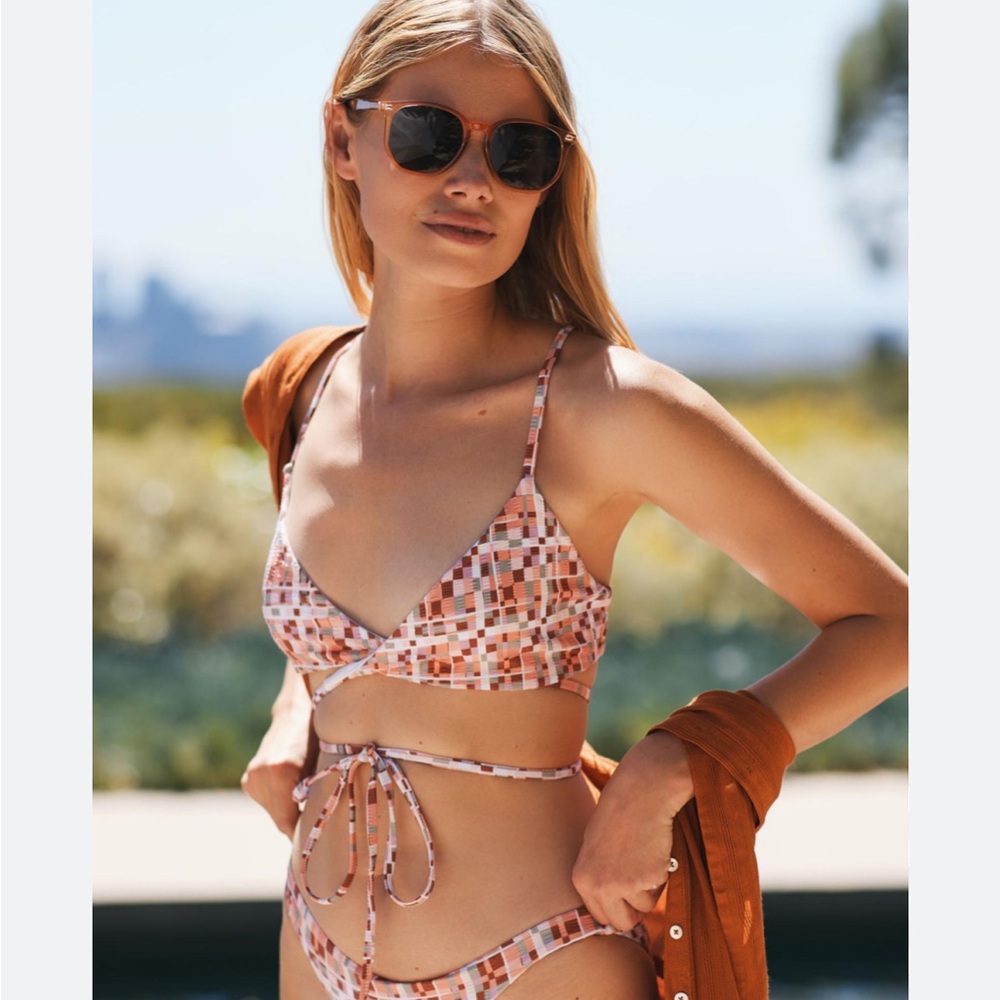 L*Space Kristen Tie Top in Block Party NWT
